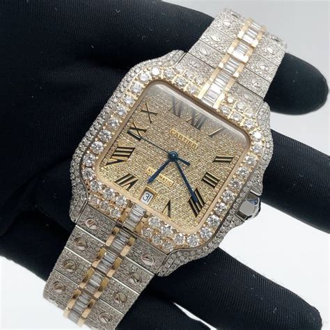 lab diamond cartier watch|cartier floating diamond watch.